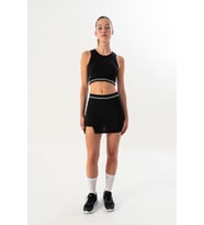 Maraton SlimFit Kadın Siyah Etek