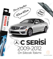 Bosch Aerotwin Muz Silecek Takımı Mercedes C W204 Ön 2009-2012 ile uyumlu