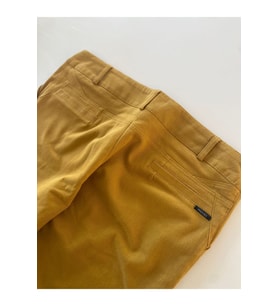 Kaşe Kumaş Uzun Boy Klasik Kışlık Pantolon Hardal