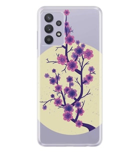 Kılıfland Samsung Galaxy A32 Kılıf Silikon Resimli Kapak Last Sakura Stok 648