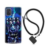 Samsung a71 A72 A73 A7 A9 2018 C7 C9 Kılıf Boyun Askılı Silikon Thunder Play 1760