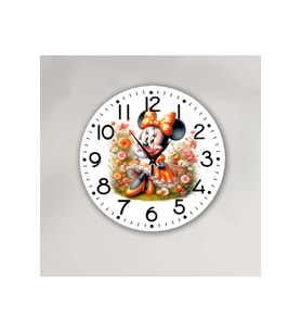 bilge Tasarım Çocuk odası Duvar Saati 30 x 30 CM (Karışık)