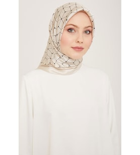 Armine 2024 Yaz  Sezonu %100 Twill İpek Eşarp 9166D 01