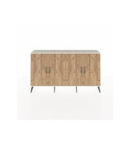 Arges Konsol 4 Raflı 4 Kapaklı 176x30x99 Aytaşı-Çam/Aytaşı