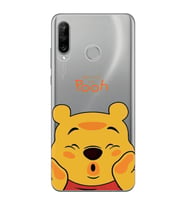 Huawei P30 Lite Uyumlu Winnie The Pooh Desenli Şeffaf Telefon Kılıfı