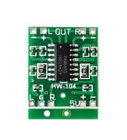 Ultra Minyatür Amfi Kartı 2*3W Class D PAM8403 Power Amplifier Board 2.5~5V USB Beslemeli