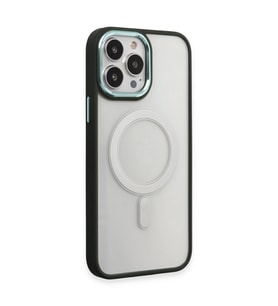 Apple İphone 15 Pro Kılıf Room Magneticsafe Silikon - Köknar Yeşili