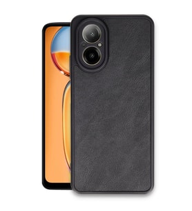 Realme 12 Lite Kılıf Aras Deri Kapak - Siyah