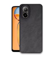 Realme 12 Lite Kılıf Aras Deri Kapak - Siyah
