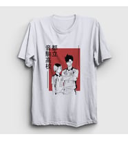 Presmono Unisex Beyaz Kuroken Voleybol High Anime Haikyu T-Shirt 237671tt