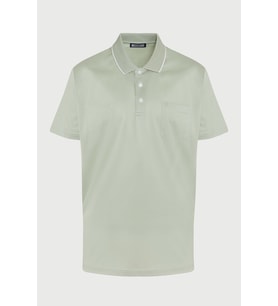Hatemoğlu Çağla Regular Fit %100 Pamuk Merserize Polo Yaka Tişört (Çağla Yeşili)