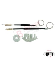 BWR5434 Peugeot 406 8B 8E/F 1995-2004 4/5 Kapı 0130821925 İçin Arka Sol Kapı Cam Kriko Tamir Seti