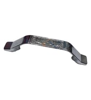 Dekoratif Zamak Kulp İçten - 64Mm, Nikel, 100 Adet