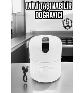 Şarjlı Mini El Rondosu Doğrayıcı Taşınabilir 250 ml Çelik Bıçaklı