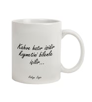 İsme Özel Kupa Bardak - Kahve Hatır İşidir