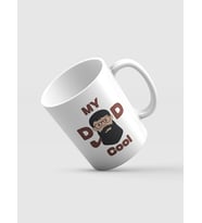 My Dad Cool Baskılı Kupa Bardak (Beyaz)