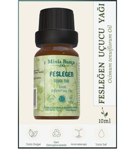Fesleğen Uçucu Yağı, %100 Saf, 10 Ml