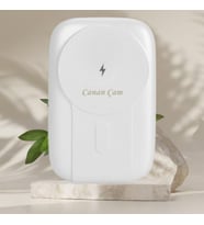 KİŞİYE ÖZEL İSİM BASKILI HIZLI ŞARJ KABLOSUZ TELEFON STANDLI POWERBANK (Beyaz)