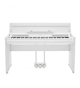Artesia A-24-WH Dijital Piyano - Mat Beyaz (Başlangıç/Orta - Mobilya Tipi Piyano)  Şık Mat Beyaz Finish, Bluetooth ve USB Bağlantısı, Kayıt ve Metronom Özelliği  Ölçüler: 1360 x 385 x 775 mm