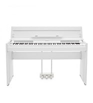 Artesia A-24-WH Dijital Piyano - Mat Beyaz (Başlangıç/Orta - Mobilya Tipi Piyano)  Şık Mat Beyaz Finish, Bluetooth ve USB Bağlantısı, Kayıt ve Metronom Özelliği  Ölçüler: 1360 x 385 x 775 mm