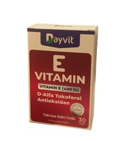 Dayvit Vitamin E 400 IU 30 Kapsül
