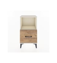 Arges Komodin Tek Raflı Tek Çekmeceli 44x30x80 Aytaşı-Çam