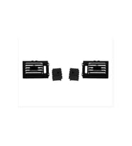 Mercedes W204 2007-2010 Klima Kalorifer Izgarası Set 2ad &Ouml;n Sol Sağ Siyah 2048300854.9116 Wender
