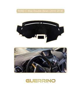 FORD C-Max double ekran (2010-2014)TORPİDO KORUMA HALISI BEJ KENAR