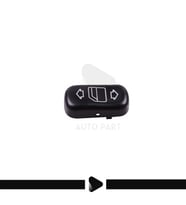Mercedes C Class W202 1994-2000  için Cam Düğmesi Tamir Kapağı (Gri)