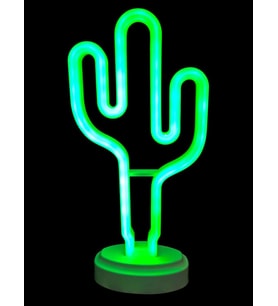 Neon Işıklı Masa Gece Lambası Pil+Usb