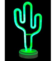 Neon Işıklı Masa Gece Lambası Pil+Usb