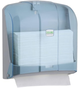 Lexroo KH 300T Z Katlı Kağıt Havlu Dispenseri - Şeffaf - Kapasite 300 Kağıt