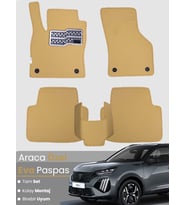 Peugeot 2008 Elektrikli (2023-2025) Uyumlu EVA Paspas Tam Set–Birebir Uyum,Su Geçirmez,Hızlı Montaj
