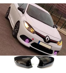Renault Fluence Batman Yarasa Ayna Kapağı Piona Black ABS 2009-2016