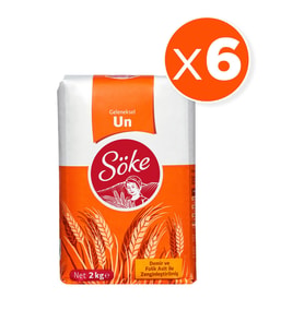 Söke Un 2 kg x 6 Adet (12 kg)