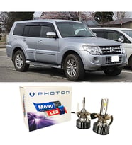 Mitsubishi Pajero Led Xenon Uzun + Kısa Far Ampulü H4 Mono Yeni Seri Beyaz