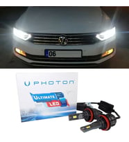 Vw Passat B8 Led Xenon Sis Farı Ampulü H8 Ultimate 9500 Lumens Yeni Seri Beyaz