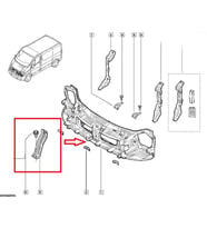 RENAULT TRAFIC- 2- 04/14; ÖN PANEL ORTA PARÇA (DESTEK SACI) (EAGLE BODY) 1492-2370 8200411893