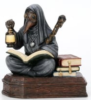 Plague Doctor Mortician Biblo (Bronz)