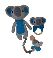 Koala Uyku Arkadaşı Yenidoğan Takım Set Amigurumi Organik Oyuncak