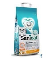 Sanicat Duo White Vanilya Mandalin Kokulu Topaklanan Kedi Kumu 10 Litre