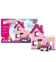 Ausini-Asya Brick 24406 Fairyland Serisi, Arabalı Şato 159 Parça
