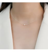 925 Ayar Choker İnci Gümüş Kolye