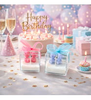Mumelia Candles Mika Kutuda Ayıcık - Doğal Soya Hediyelik Mum - 15 Adet