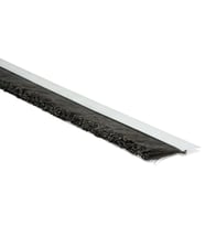 Kapı Altı Fırça Alüminyum 100 Cm H Tipi 3cm Kıl Boyu