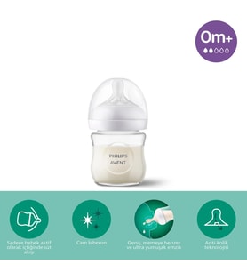 Nessiworld Doğal Tepkili Natural Response Cam Biberon 120 ml 0+ Ay