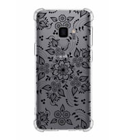 Samsung Galaxy S9  Köşe Korumalı Antişok Kapak Nostalji Desen Tasarımlı Şeffaf  Kılıf