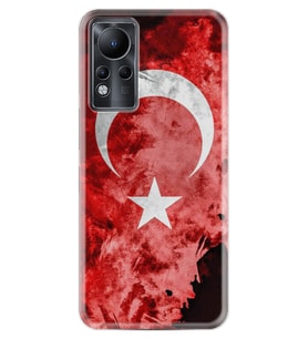 INFINIX Note 11 Pro Note 10 Hot 9 Play Kılıf Desemli Silikon Şanlı Türk Bayrağı 1315