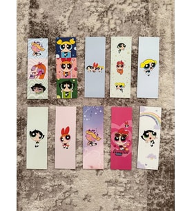 Powerpuff Girls Tasarım 10 Adet Kitap Ayraç Seti Pytkayrac137