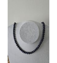 5 MM GERÇEK SİYAH İNCİ KOLYE